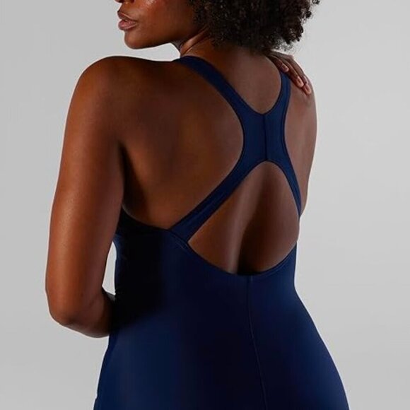 Speedo Women's Swimsuit One Piece Powerflex Ultraback Solid, Size 8 - Picture 5 of 10